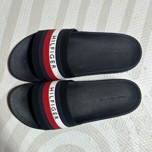 Tommy Hilfiger Black Slides